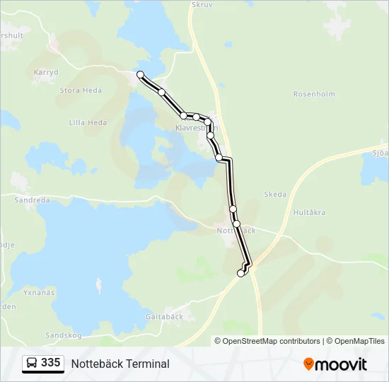 335  Line Map