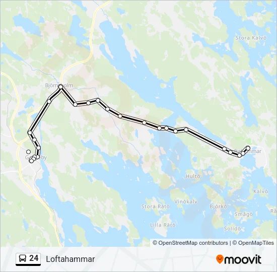 24 Bus Line Map