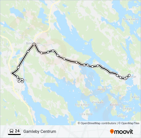 24 Bus Line Map