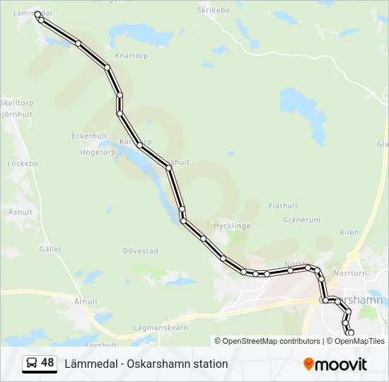 48 Bus Line Map