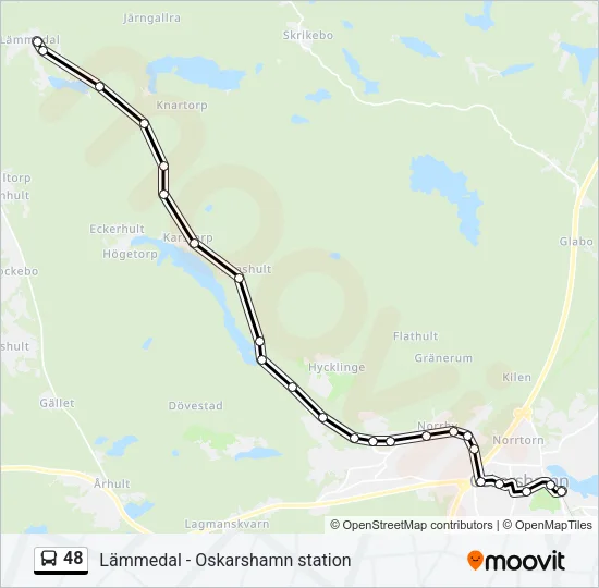 48 Bus Line Map