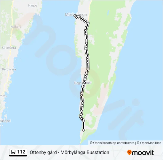 112 Bus Line Map