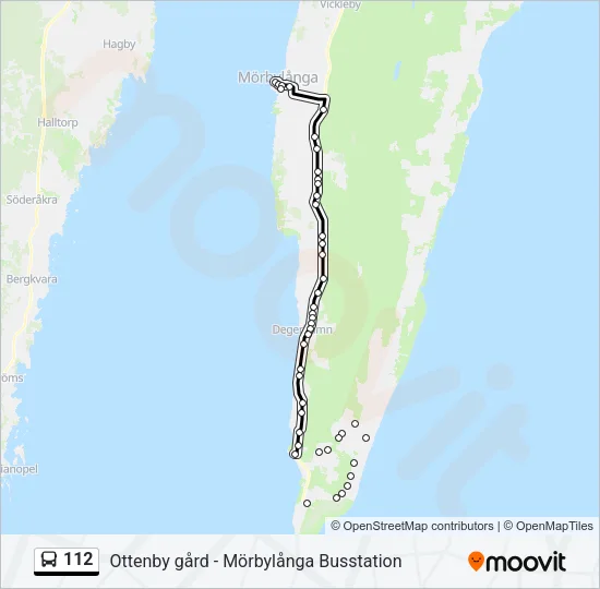 112 Bus Line Map