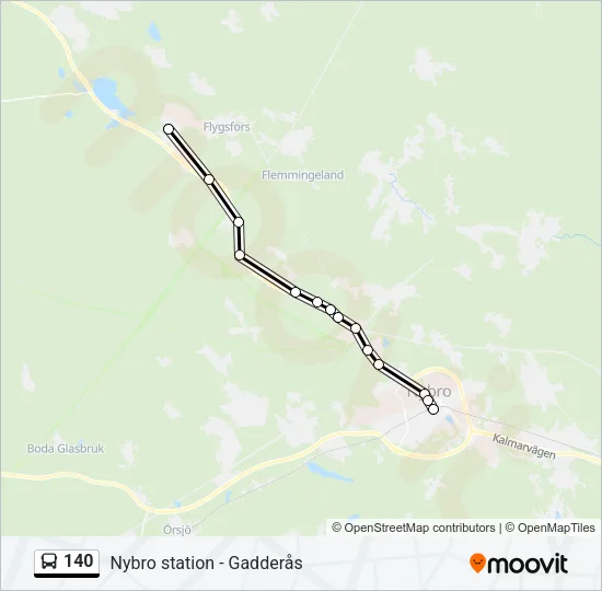140  Line Map