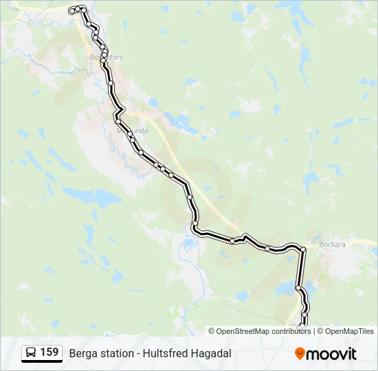 159 Bus Line Map