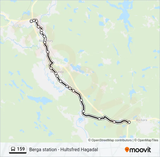 159 Bus Line Map