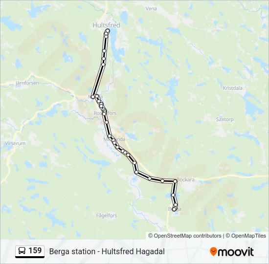 159 Bus Line Map