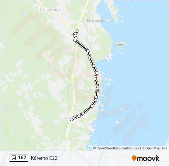 162 Bus Line Map