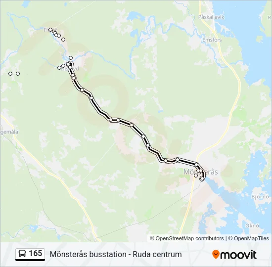 165  Line Map