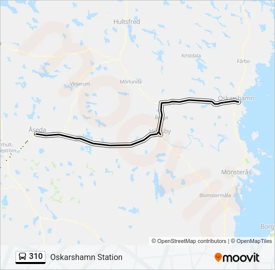 310 Bus Line Map