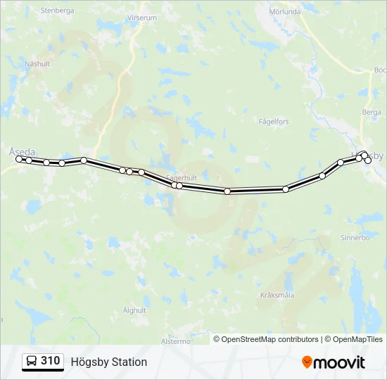 310 Bus Line Map