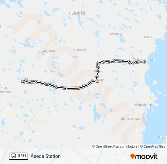 310 Bus Line Map