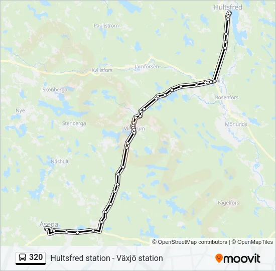 320 Bus Line Map