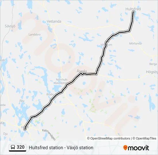 320 Bus Line Map