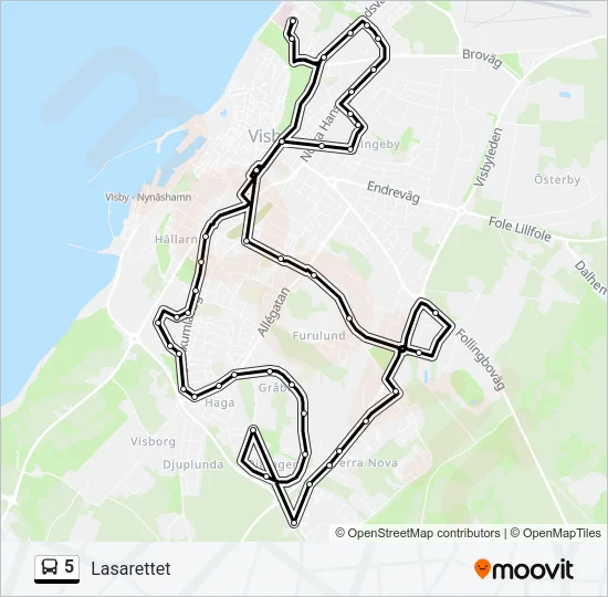 5  Line Map