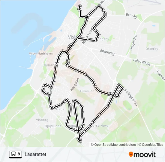 5  Line Map