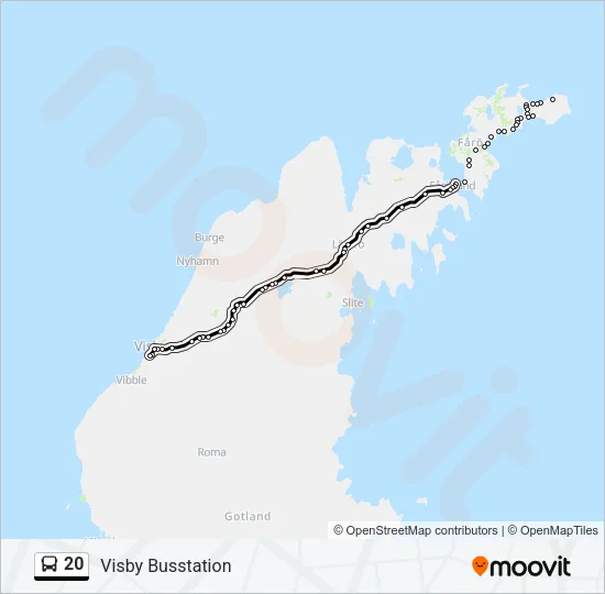 20  Line Map