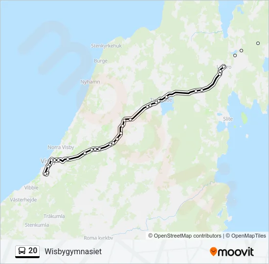 20  Line Map