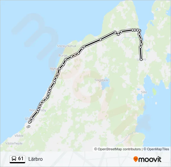61  Line Map