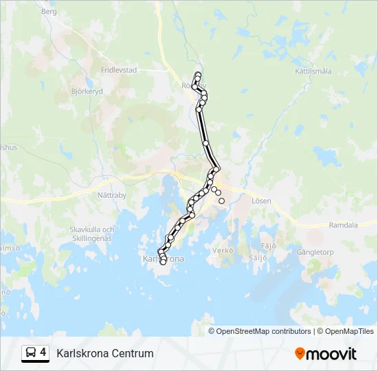 4 Bus Line Map