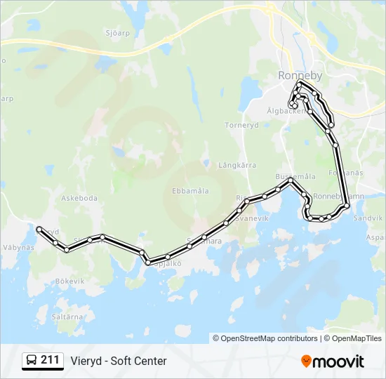 211  Line Map