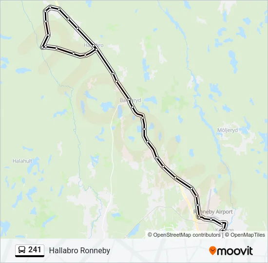 241 Bus Line Map