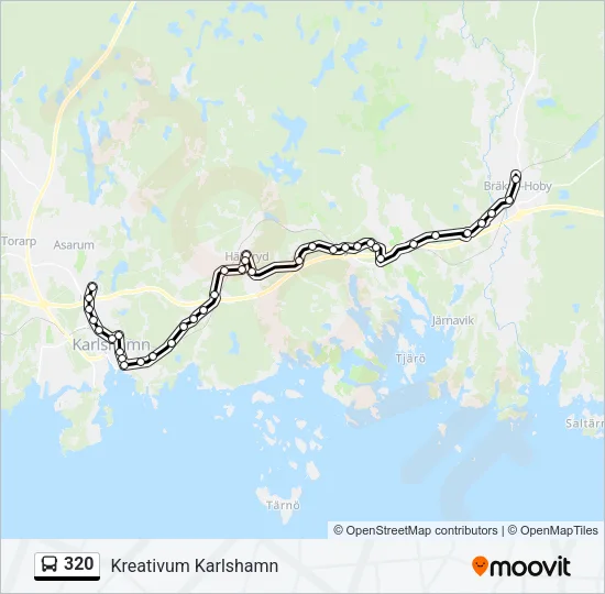 320 Bus Line Map