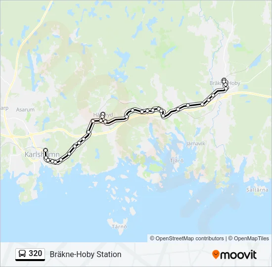 320 Bus Line Map