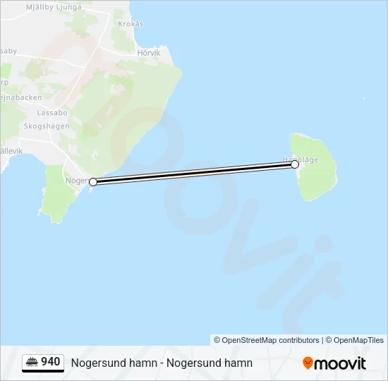 940 Ferry Line Map