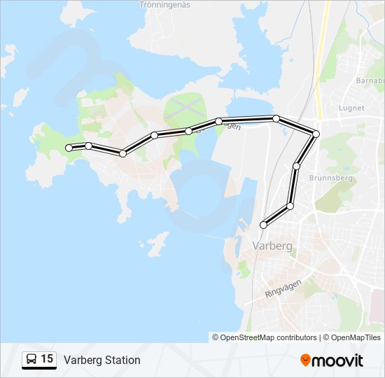 15 bus Line Map