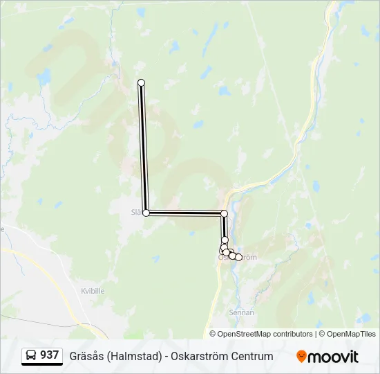 937 Bus Line Map