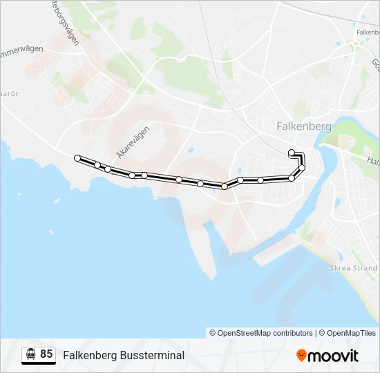 85 Cable Car Line Map