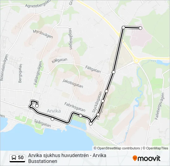 50  Line Map