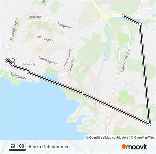 100  Line Map
