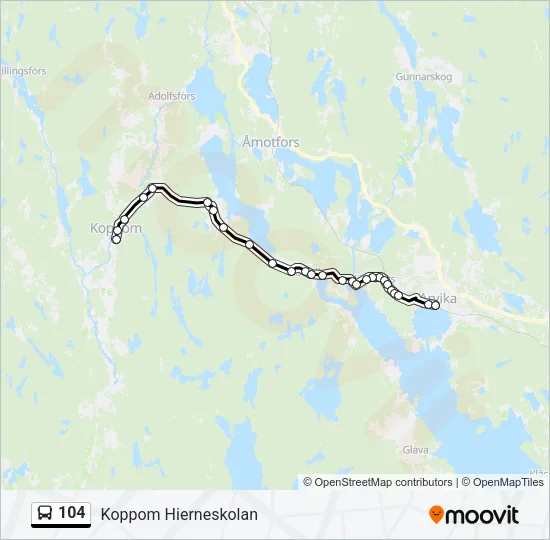 104  Line Map