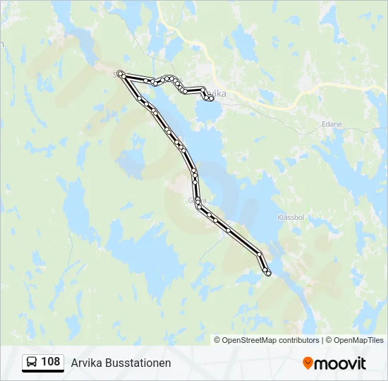 108  Line Map