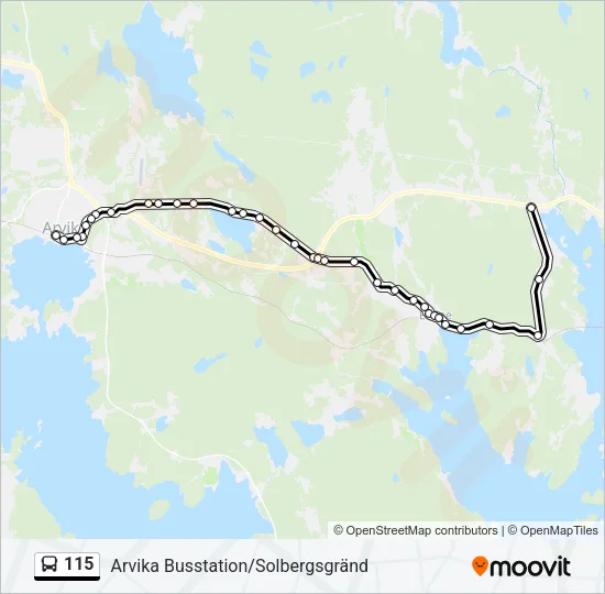115  Line Map
