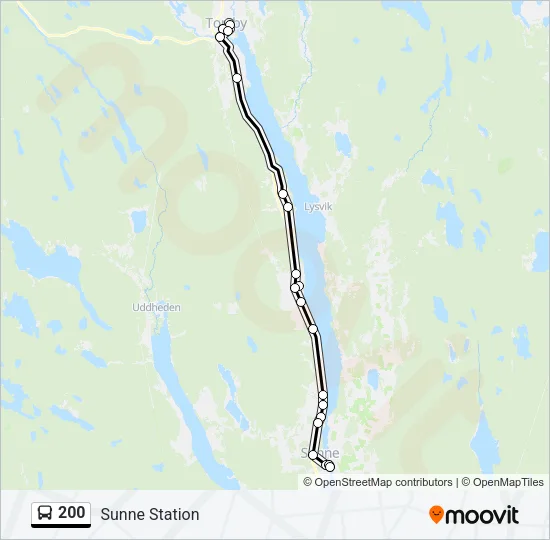 200  Line Map