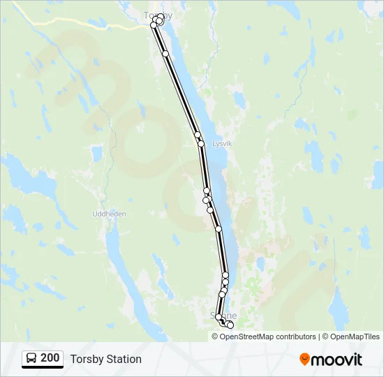 200  Line Map