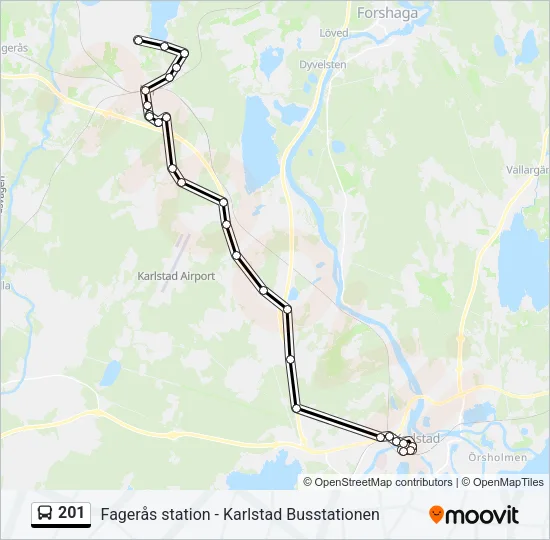 201  Line Map