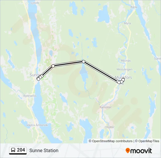 204  Line Map
