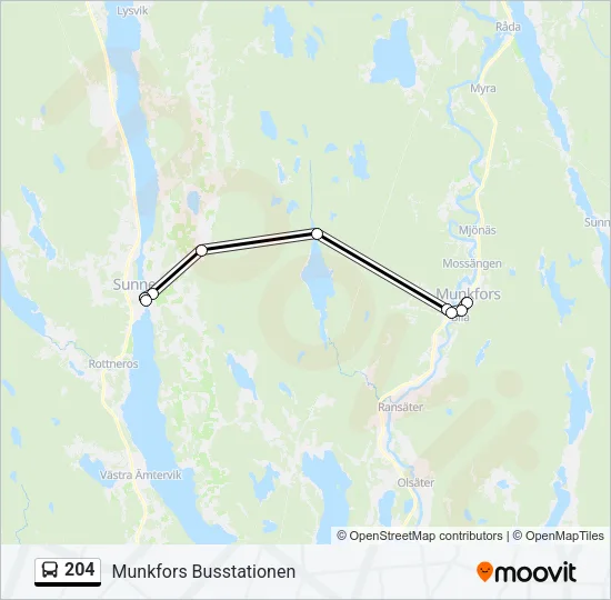 204  Line Map