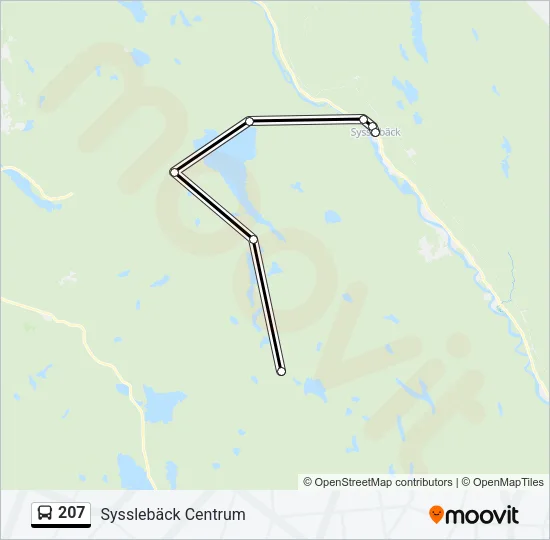 207  Line Map