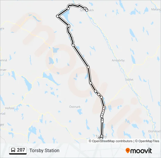 207  Line Map