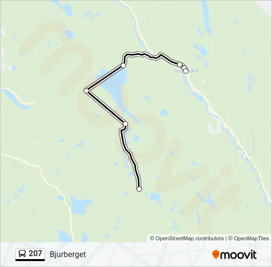 207  Line Map