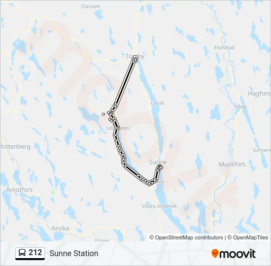 212  Line Map