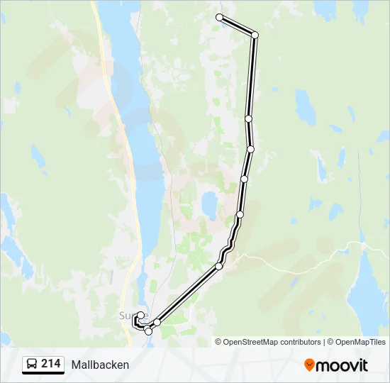 214  Line Map