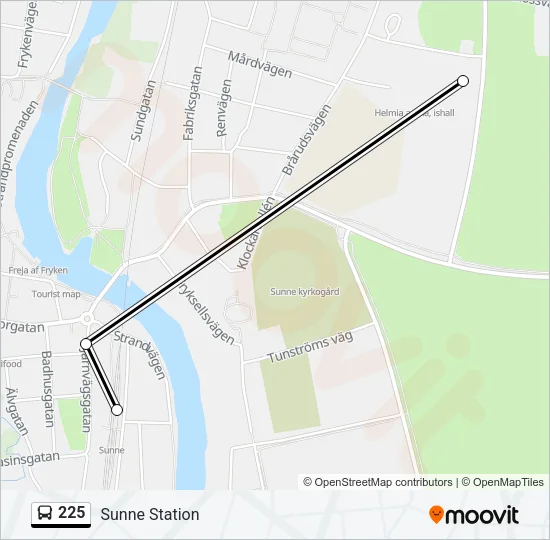 225  Line Map
