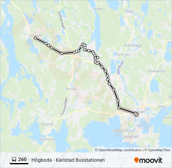 260  Line Map