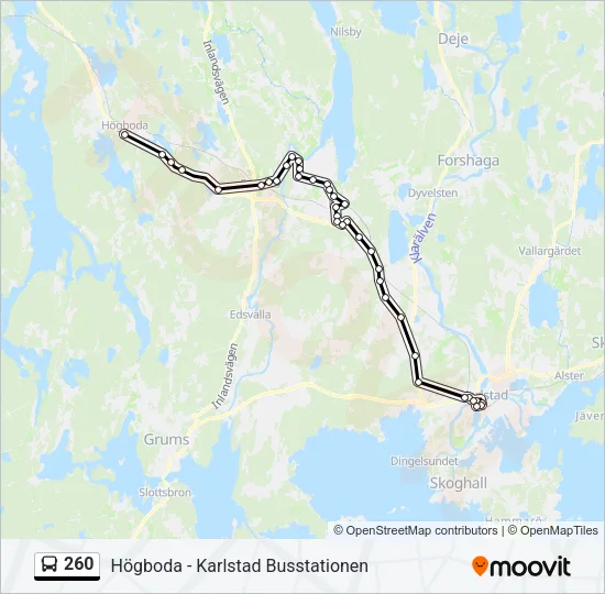 260  Line Map